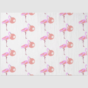 Funny Bubble Gum Flamingo Bgloing Bubble Tissuepapier