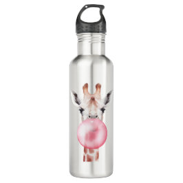 Funny Bubblegum Giraffe Waterfles