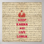 Funny Buddha gezegde Poster (Voorkant)