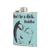 Funny Buddha Quote Heupfles (Links)