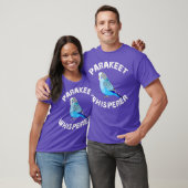 Funny Budgie Parakeet Whisperer Parrot Bird T-shirt (Unisex)