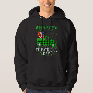 Funny Buffalo Play Green Truck Archery St. Patric Hoodie