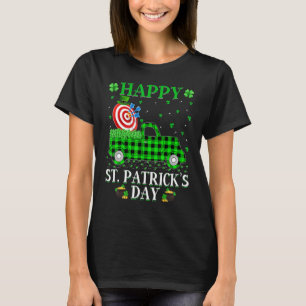 Funny Buffalo Play Green Truck Archery St. Patric T-shirt