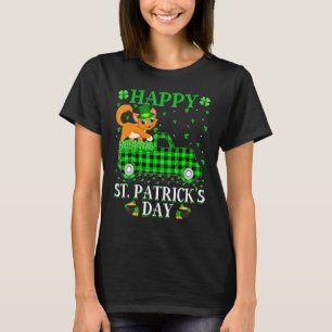 Funny Buffalo Pset Green Truck Cat St Patrick's D T-shirt