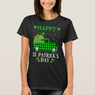 Funny Buffalo Pset Green Truck Chameleon St Patri T-shirt