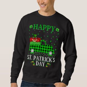 Funny Buffalo Pset Green Truck Crab St Patrick's Trui