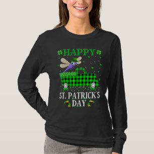Funny Buffalo Pset Green Truck Dragonfly St Patri T-shirt