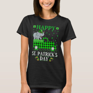 Funny Buffalo Pset Green Truck Elephant St Patri T-shirt