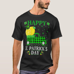 Funny Buffalo Pset Green Truck Lemon Fruit St Pat T-shirt