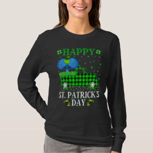Funny Buffalo Pset Green Truck Padel St. Patrick' T-shirt
