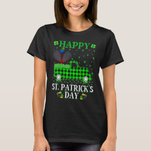 Funny Buffalo Pset Green Truck Racquetball St Pat T-shirt