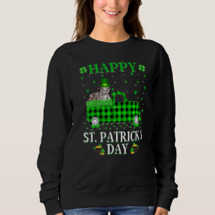 Funny Buffalo Pset Green Truck White Tiger St Pat Trui