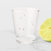 Funny Bug Ant Crawling Shot Glas (Achterkant)