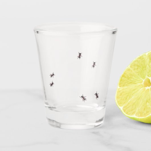 Funny Bug Ant Crawling Shot Glas (Voorkant)
