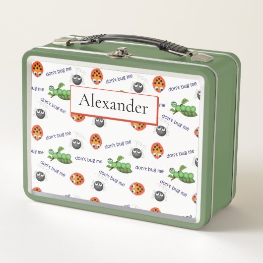 Funny Bugs Pattern gepersonaliseerd (Voorkant)