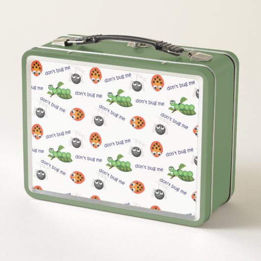 Funny Bugs Pattern gepersonaliseerd (Achterkant)