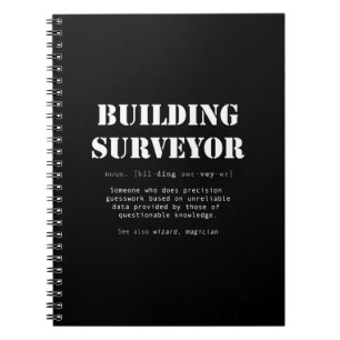 Funny Building Surveyor Dictionary Cadeft Notitieboek