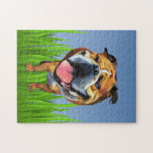 Funny Bulldog 252 Piece Puzzle (Horizontal)