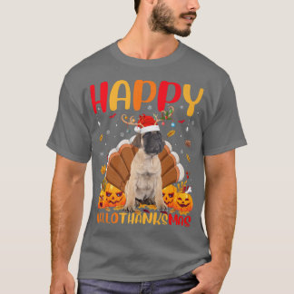 Funny Bullmastiff Hondenliefhebber Happy Bullmasti T-shirt