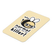 Funny Bumble Bee Pun Magneet (Linkerzijde)