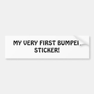 FUNNY BUMPER STICKER