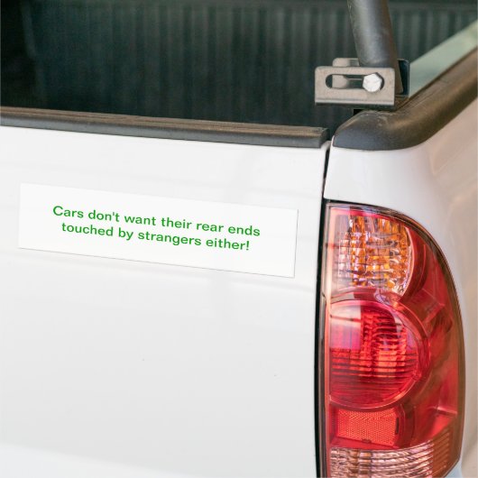 Funny Bumpersticker (Op Truck)