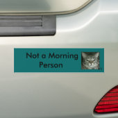 Funny Bumpersticker (Op auto)