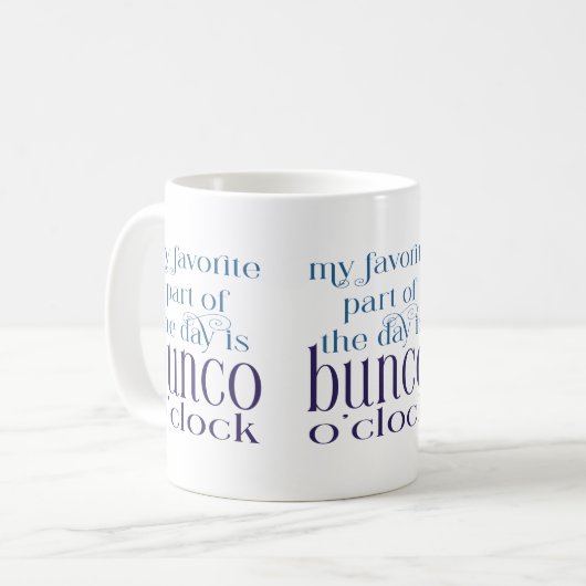 Funny Bunco Coffee Mok (Voorkant links)