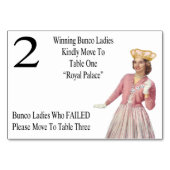 Funny Bunco Déplacer vers les cartes de table Rein (Devant)