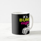Funny Bunco Night Coffee Mok Dice Champion Gift (Voorkant rechts)