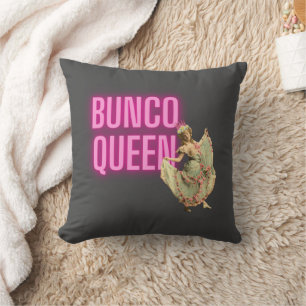 Funny  Bunco Queen Kussen