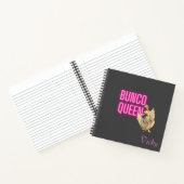 Funny Bunco Queen Personalized Notitieboek (Binnen)