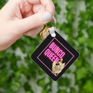 Funny  Bunco Queen Sleutelhanger