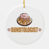 Funny Bundt Cake Keramisch Ornament (Achterkant)