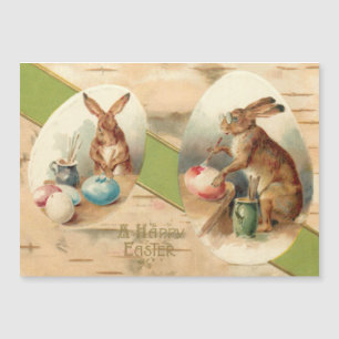 Funny  Bunnies die paaseieren schilderen