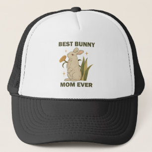 Funny Bunny, Best Bunny Mam Ever, Bunny Lover Trucker Pet