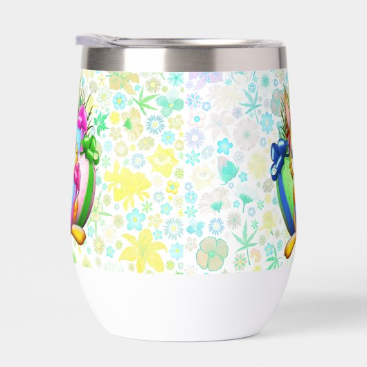 Funny Bunny biting an Easter Egg (Rechts)