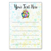 Funny Bunny biting an Easter Egg Kaart (Achterkant)