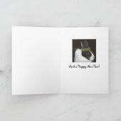 Funny Bunny Carte de vacances (Intérieur)