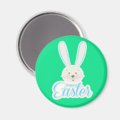 FUNNY BUNNY Happy Easter Eggs Hunt Party Cute Magneet (Voorkant / Achterkant)