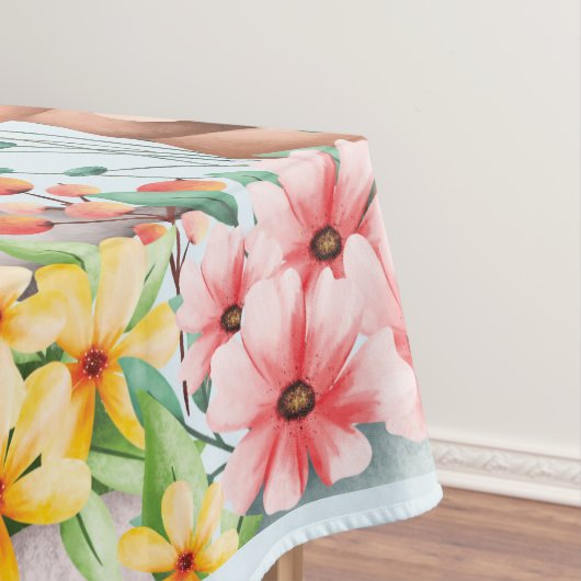 Funny Bunny Happy Paasdag Tafelkleed (Voorbeeld)