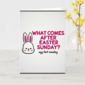 Funny Bunny Joke Card Kaart (Gele Bloem)