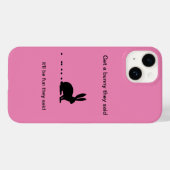 Funny Bunny Poop Coque-Mate iPhone 14 Coque (Verso (horizontal))