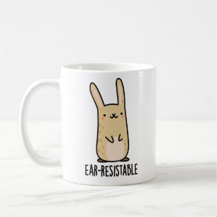 Funny Bunny Rabbit Pun, bestand tegen oeverbestend Koffiemok