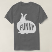 Funny Bunny - Rabbit Pun T-shirt (Design voorkant)