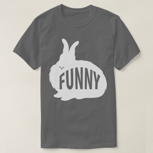 Funny Bunny - Rabbit Pun T-shirt (Design voorkant)