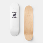 Funny bunny skateboard (Voorkant)