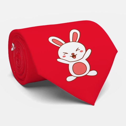 Funny Bunny Stropdas (Opgerold)