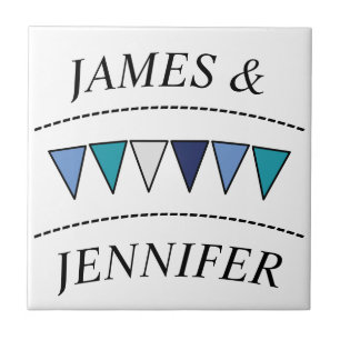 Funny Bunting Names Beverage Coaster Tegeltje