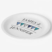 Funny Bunting Names Papieren Bordje (Gekanteld)